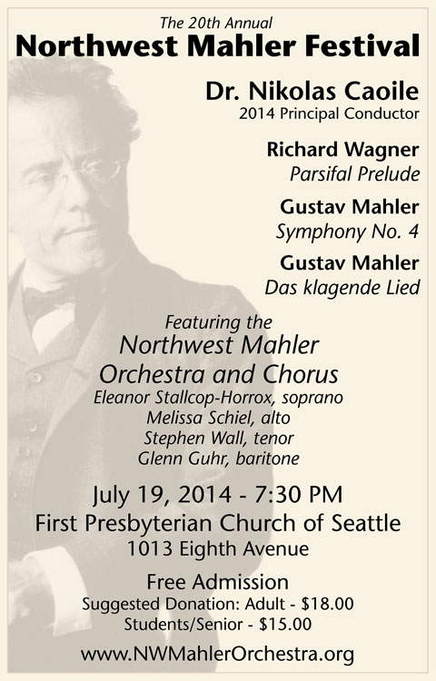 The 20th Annual Northwest Mahler Festival Concert
